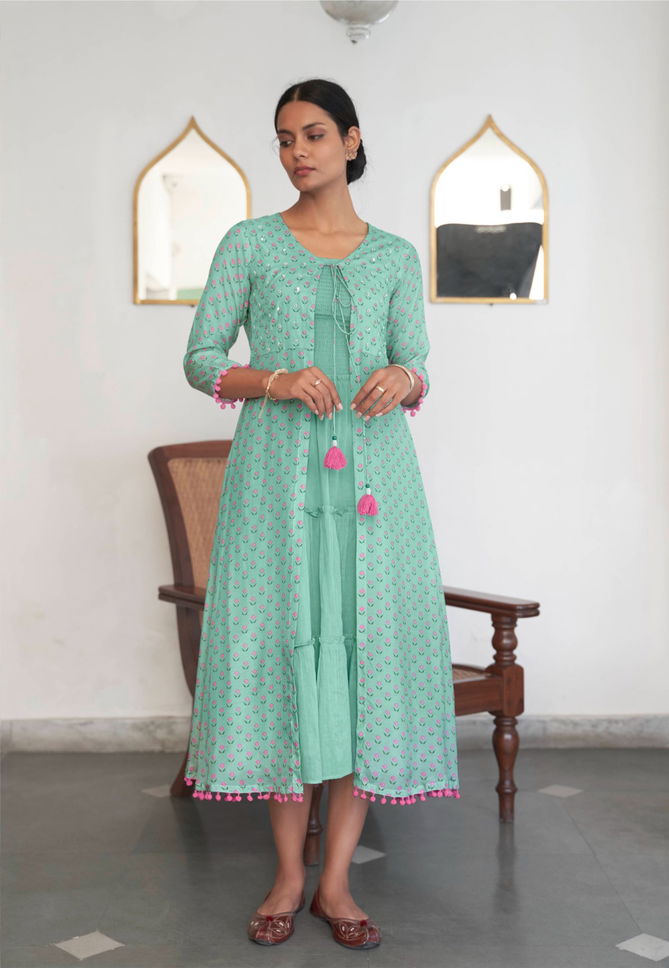 Psyna 8021 Size Set Designer Kurtis Catalog